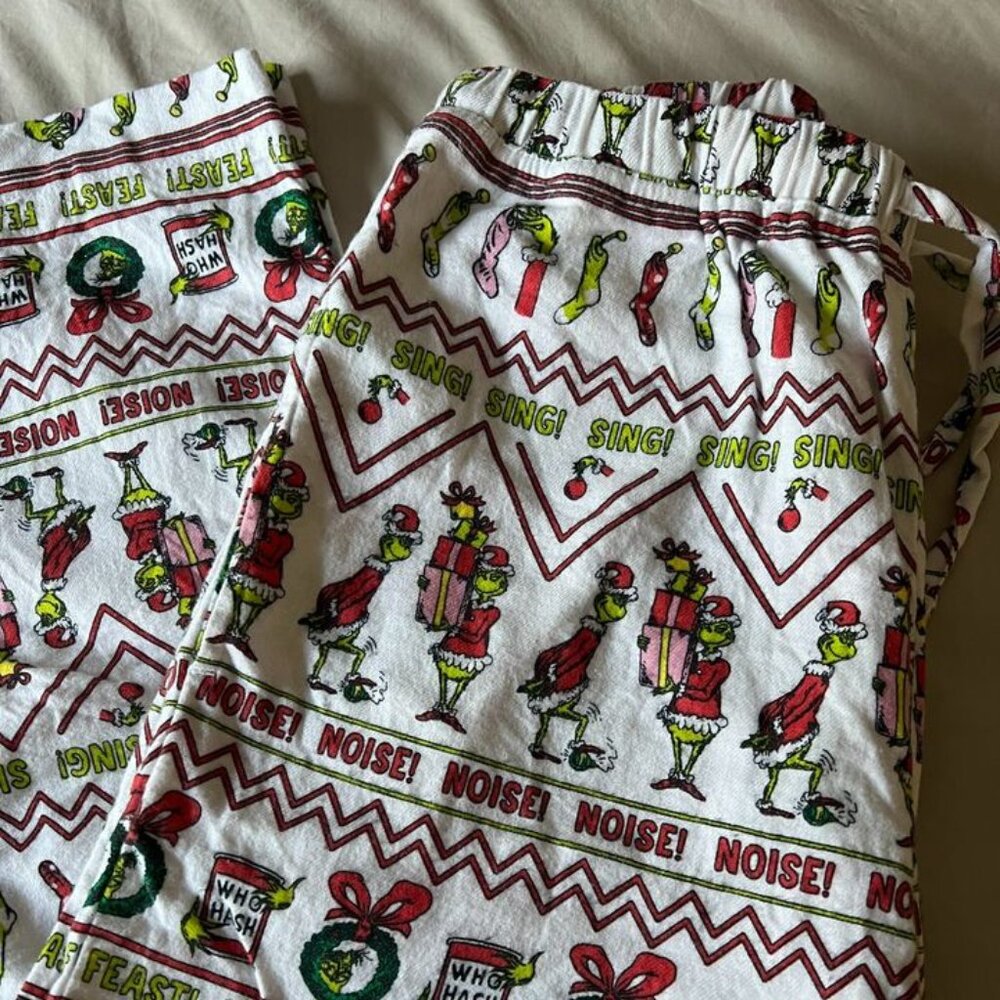Hanna Anderson Grinch PJ pants